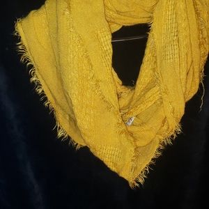 Yellow Woven Scarf